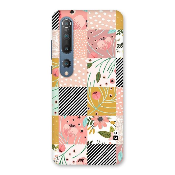 Leaf Stripe Polka Back Case for Mi 10