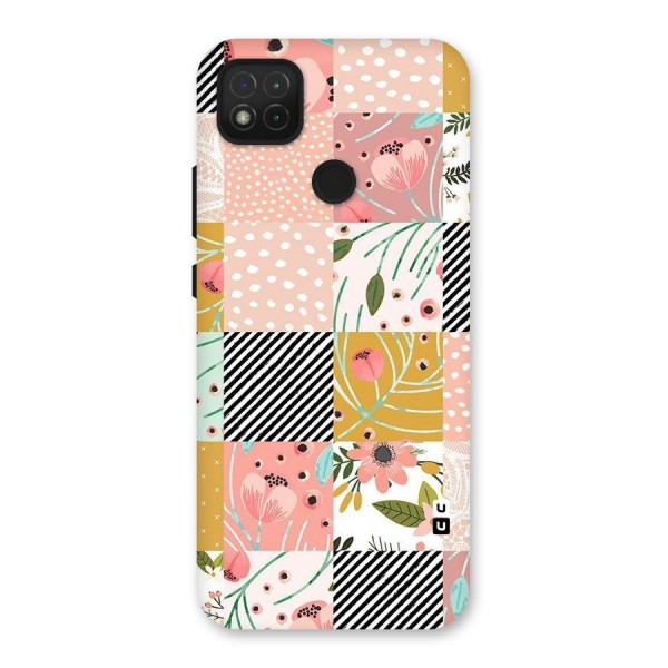 Leaf Stripe Polka Back Case for Redmi 9C