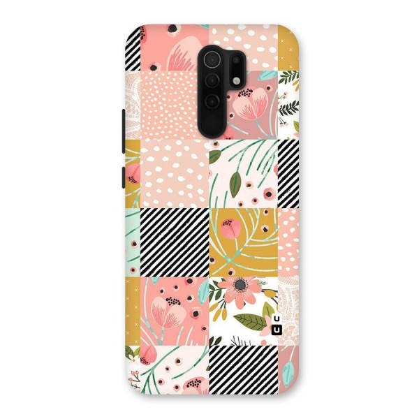 Leaf Stripe Polka Back Case for Redmi 9 Prime