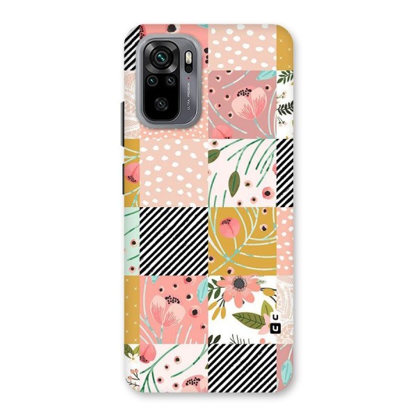 Leaf Stripe Polka Back Case for Redmi Note 10