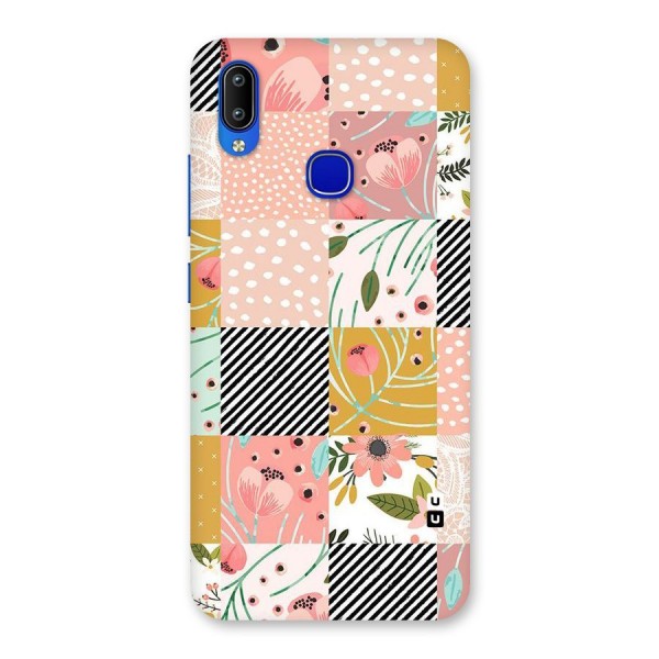 Leaf Stripe Polka Back Case for Vivo Y91