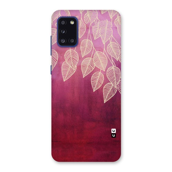 Leafy Outline Back Case for Galaxy A31