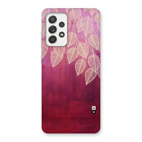 Leafy Outline Back Case for Galaxy A52