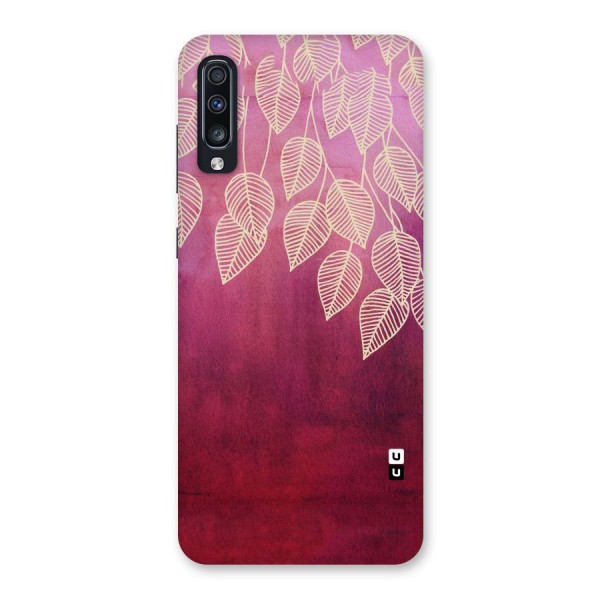 Leafy Outline Back Case for Galaxy A70s