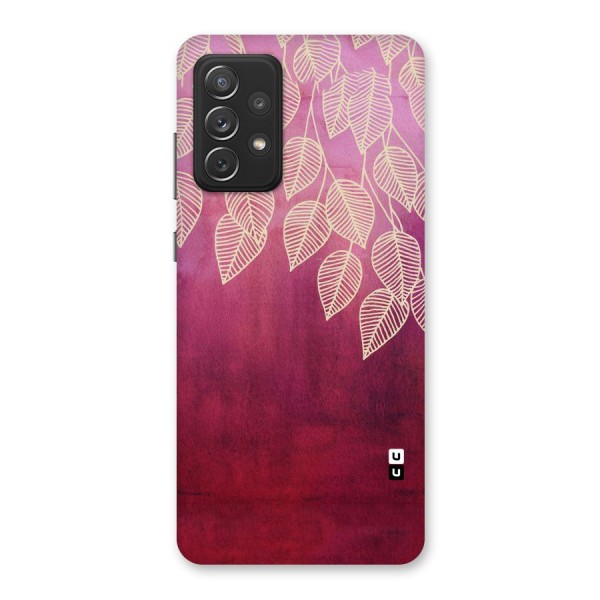 Leafy Outline Back Case for Galaxy A72