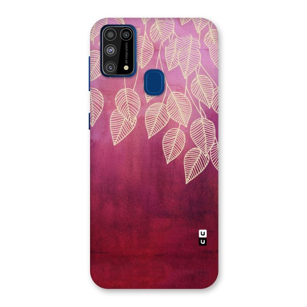 Leafy Outline Back Case for Galaxy F41