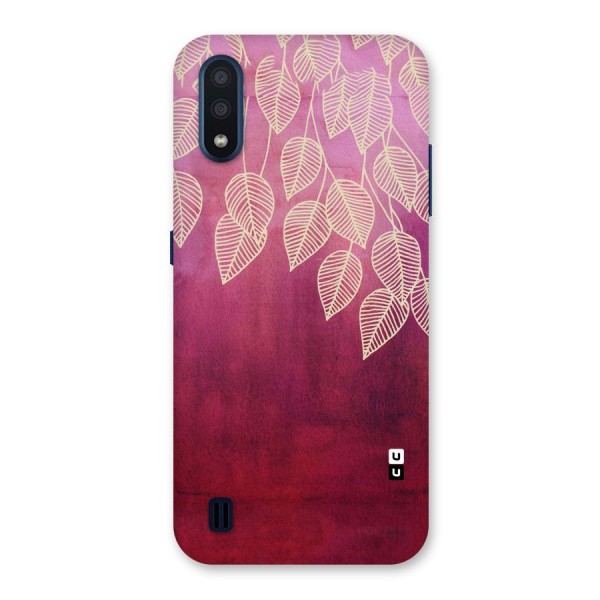 Leafy Outline Back Case for Galaxy M01