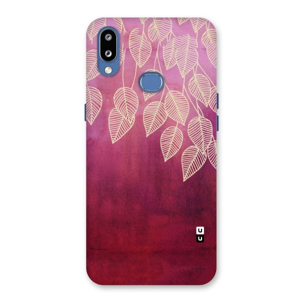 Leafy Outline Back Case for Galaxy M01s