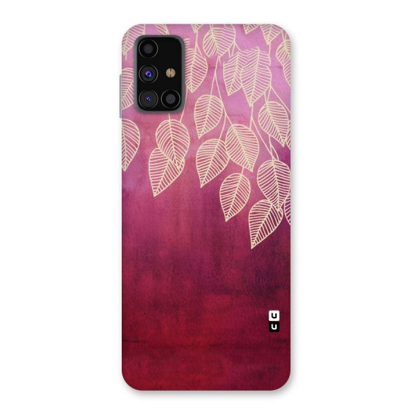 Leafy Outline Back Case for Galaxy M31s