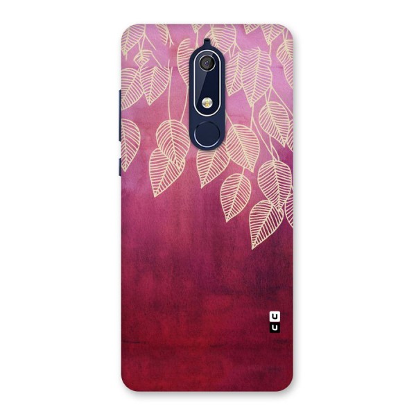 Leafy Outline Back Case for Nokia 5.1