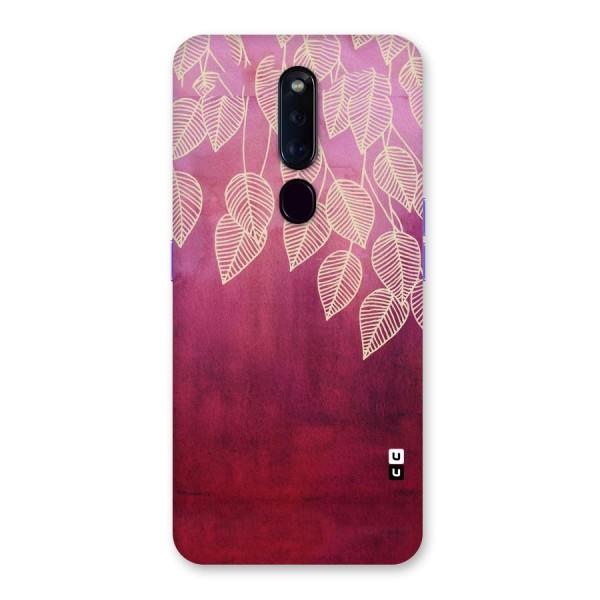 Leafy Outline Back Case for Oppo F11 Pro