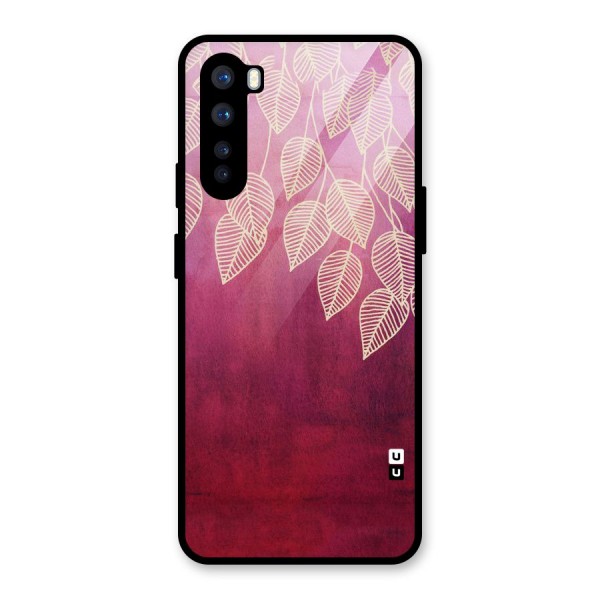 Leafy Outline Glass Back Case for OnePlus Nord