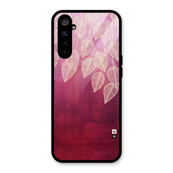 Leafy Outline Glass Back Case for Realme 6