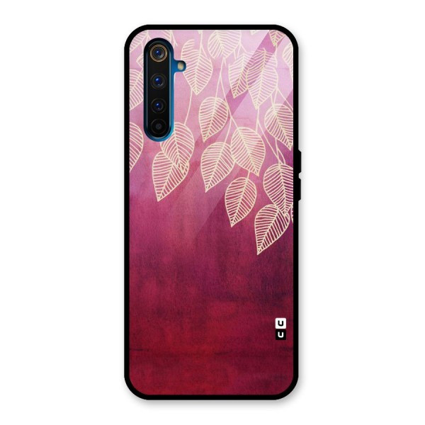 Leafy Outline Glass Back Case for Realme 6 Pro