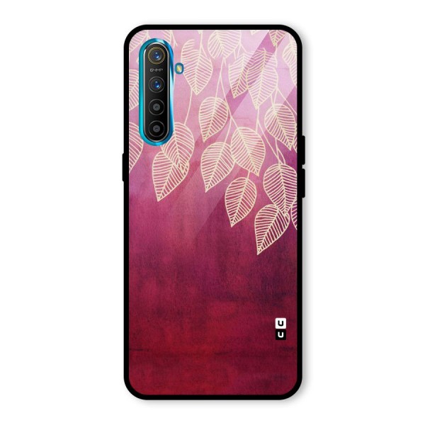 Leafy Outline Glass Back Case for Realme XT