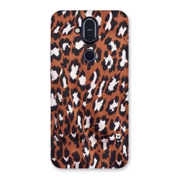 Leapord Design Back Case for Nokia 8.1