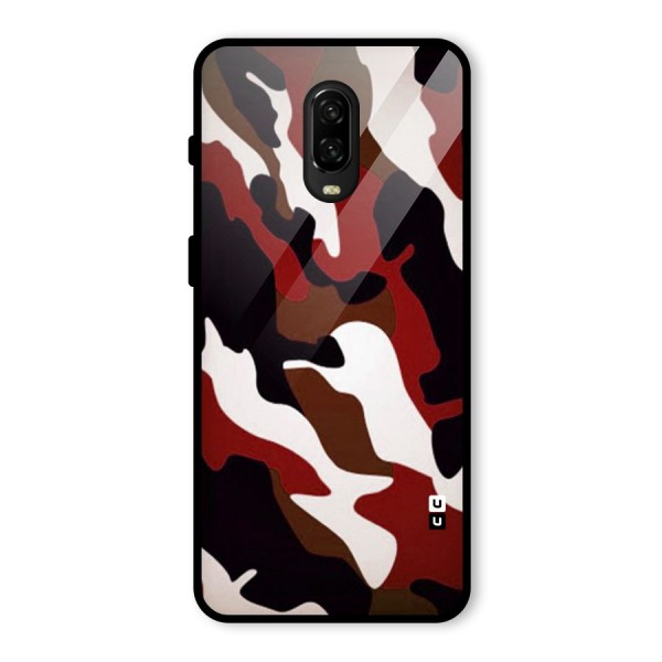 Leapord Pattern Glass Back Case for OnePlus 6T