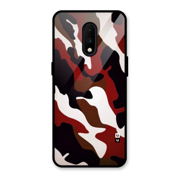 Leapord Pattern Glass Back Case for OnePlus 7