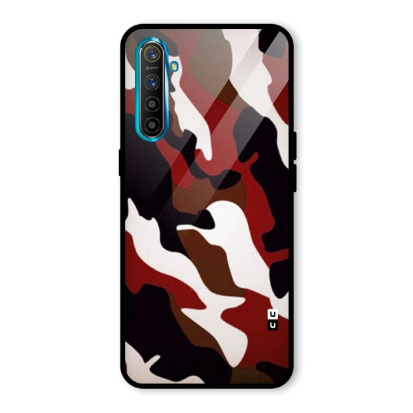 Leapord Pattern Glass Back Case for Realme XT