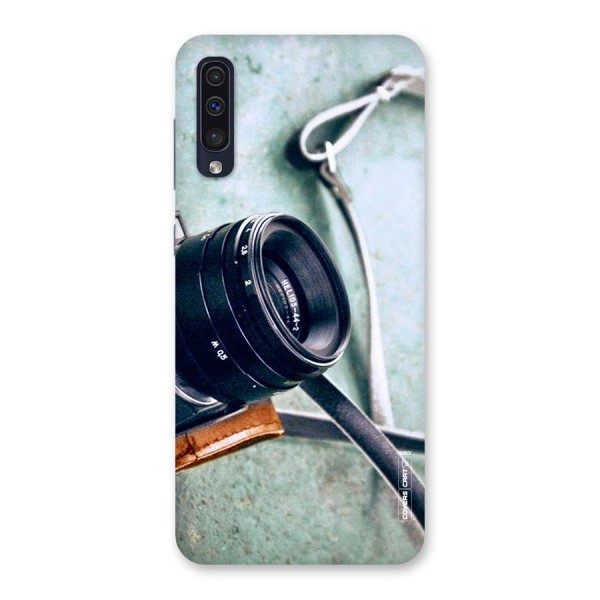 Leather Camera Lens Back Case for Galaxy A50