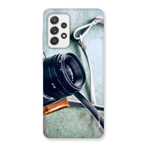 Leather Camera Lens Back Case for Galaxy A52