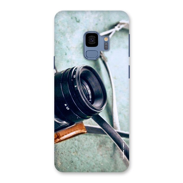 Leather Camera Lens Back Case for Galaxy S9