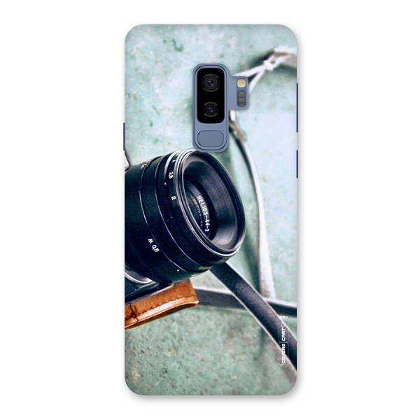 Leather Camera Lens Back Case for Galaxy S9 Plus