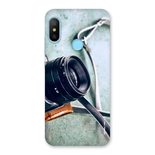 Leather Camera Lens Back Case for Redmi 6 Pro