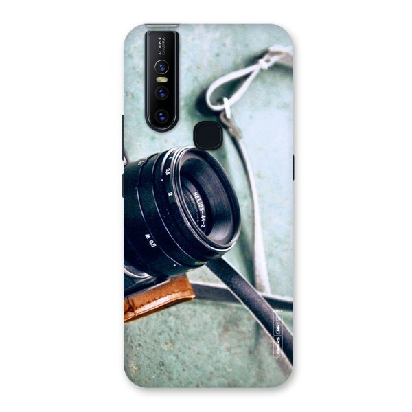 Leather Camera Lens Back Case for Vivo V15