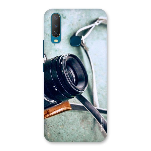 Leather Camera Lens Back Case for Vivo Y12