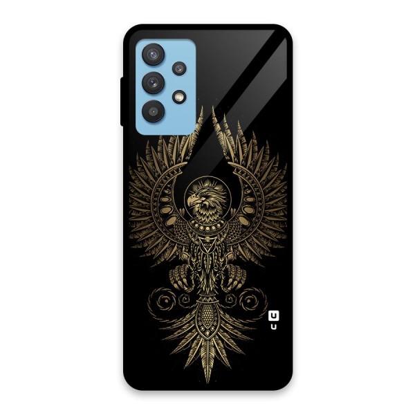 Legendary Phoenix Glass Back Case for Galaxy M32 5G