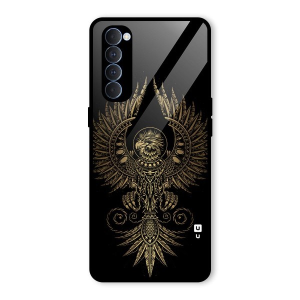 Legendary Phoenix Glass Back Case for Oppo Reno4 Pro