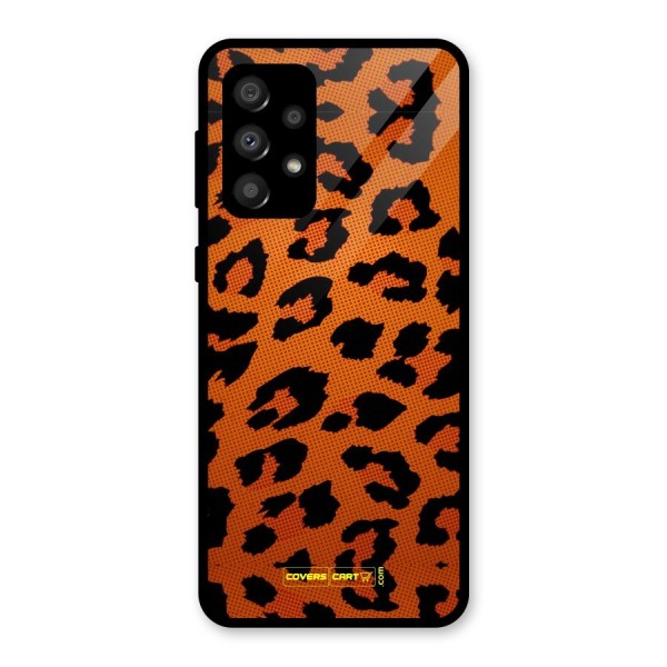 Leopard Glass Back Case for Galaxy A32