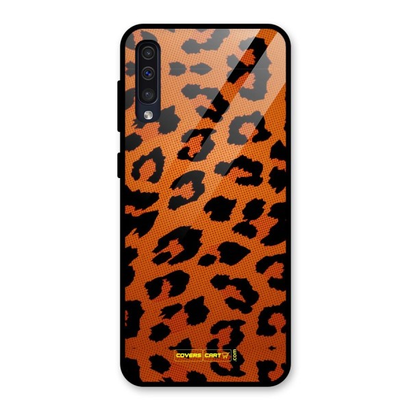 Leopard Glass Back Case for Galaxy A50s