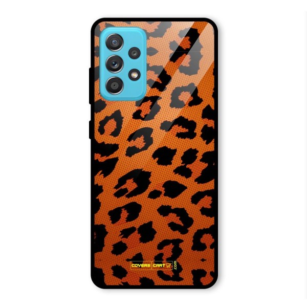 Leopard Glass Back Case for Galaxy A52s 5G