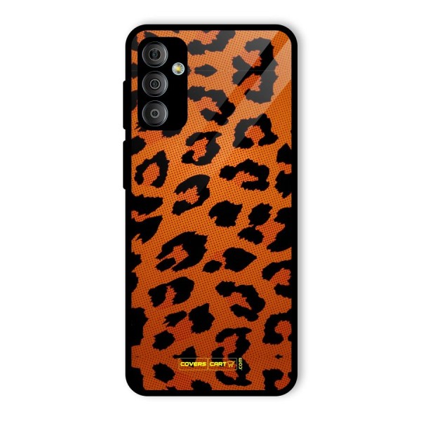 Leopard Glass Back Case for Galaxy F23