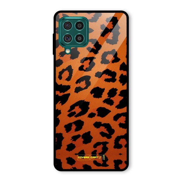 Leopard Glass Back Case for Galaxy F62