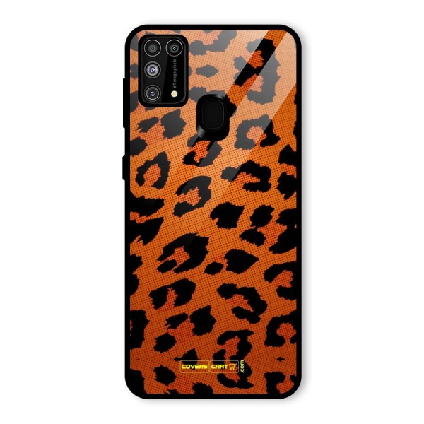 Leopard Glass Back Case for Galaxy M31