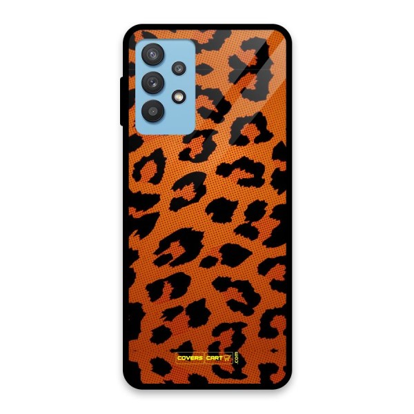 Leopard Glass Back Case for Galaxy M32 5G