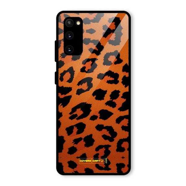 Leopard Glass Back Case for Galaxy S20 FE