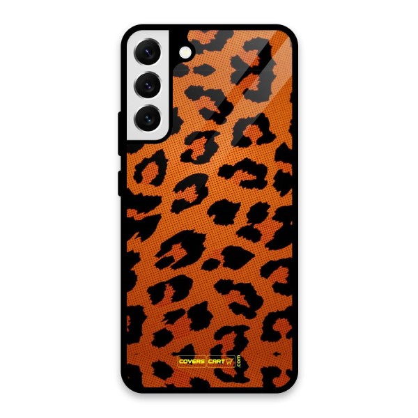 Leopard Glass Back Case for Galaxy S22 Plus 5G