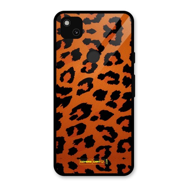 Leopard Glass Back Case for Google Pixel 4a