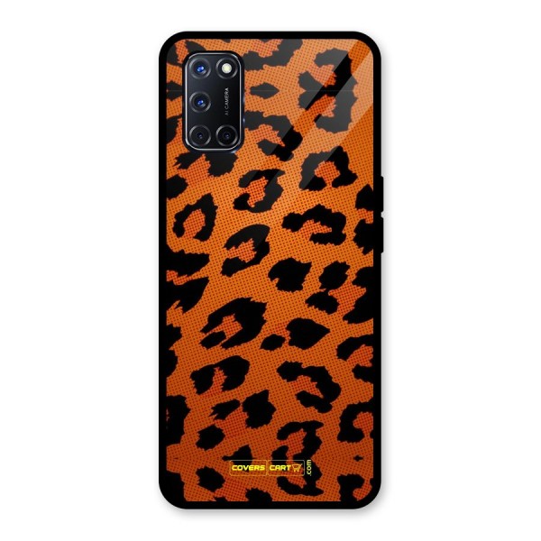 Leopard Glass Back Case for Oppo A52