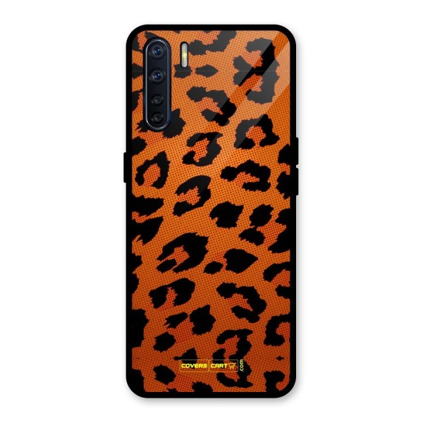 Leopard Glass Back Case for Oppo F15