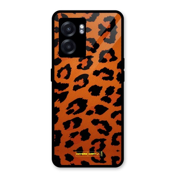 Leopard Glass Back Case for Oppo K10 (5G)