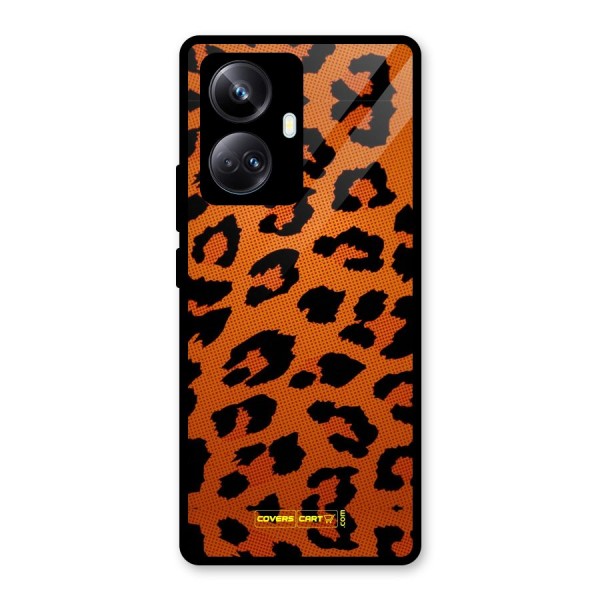 Leopard Glass Back Case for Realme 10 Pro Plus