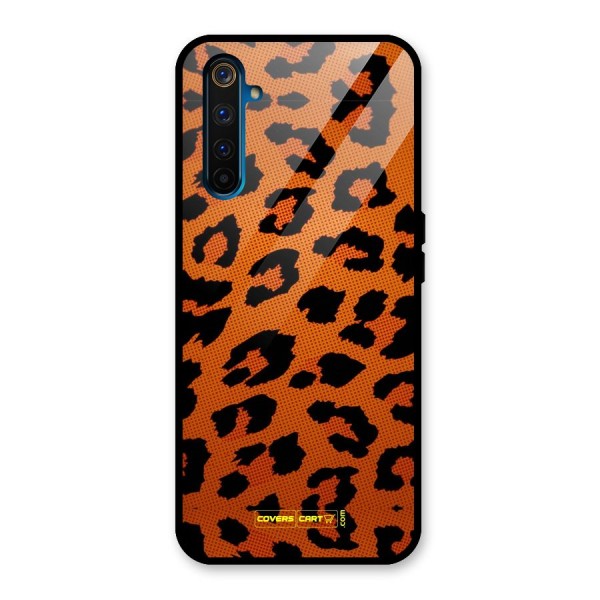 Leopard Glass Back Case for Realme 6 Pro