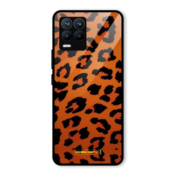 Leopard Glass Back Case for Realme 8