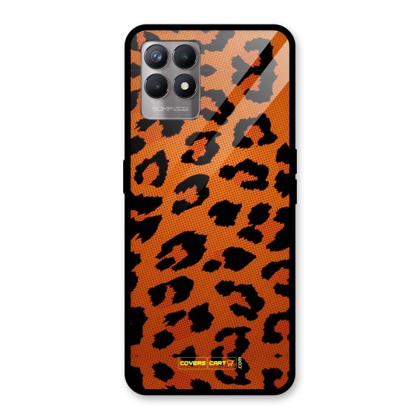 Leopard Glass Back Case for Realme 8i