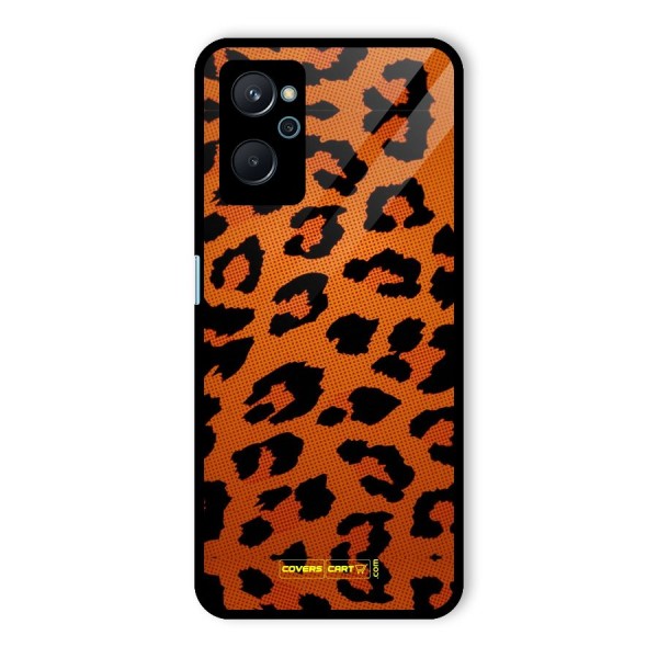 Leopard Glass Back Case for Realme 9i